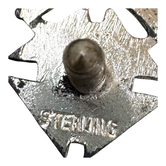 Vintage Sterling Silver Knights Of Columbus 25 Year Membership Pin Antique - Picture 3 of 7